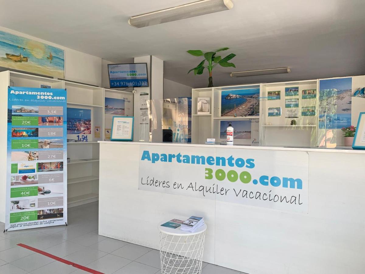 Apartamento Papa Luna Primera Linea 3000 Peñíscola エクステリア 写真